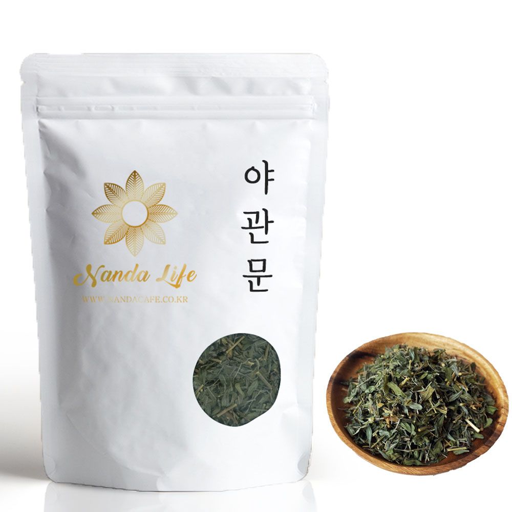 Nanda Life Dried Lespedeza Cuneata (Yaguanmun) 100g 100% Korean Yeongcheon Origin Low-Temperature Dried Natural Herb Tea Vitality Care _ Made in Korea